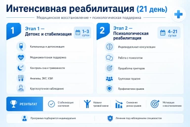 Реабилитация за 21 день в Николаевске